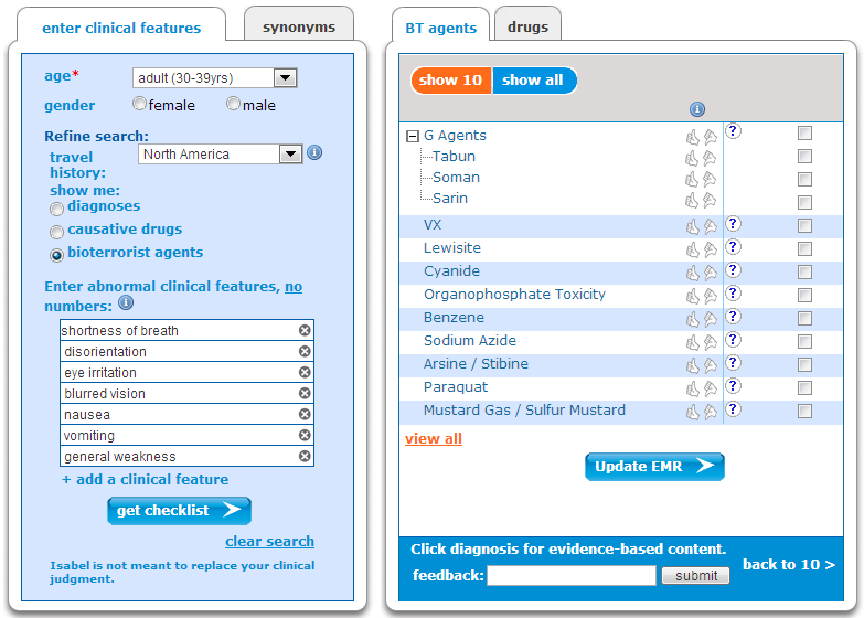 My Symptoms Checker Diagnosis